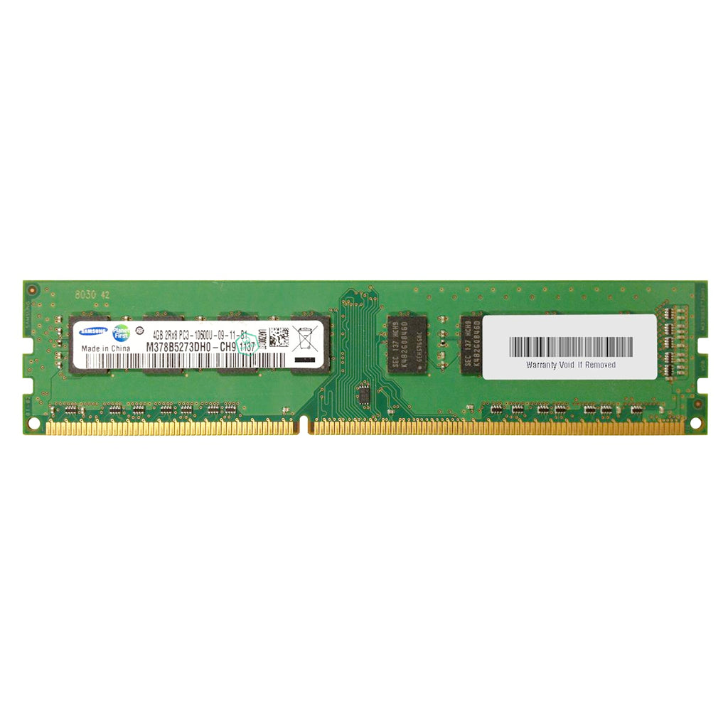 M378B5273DH0-CH9 Samsung 4GB PC3-10600 DDR3-1333MHz non-ECC Unbuffered CL9 240-Pin DIMM Dual Rank Memory Module