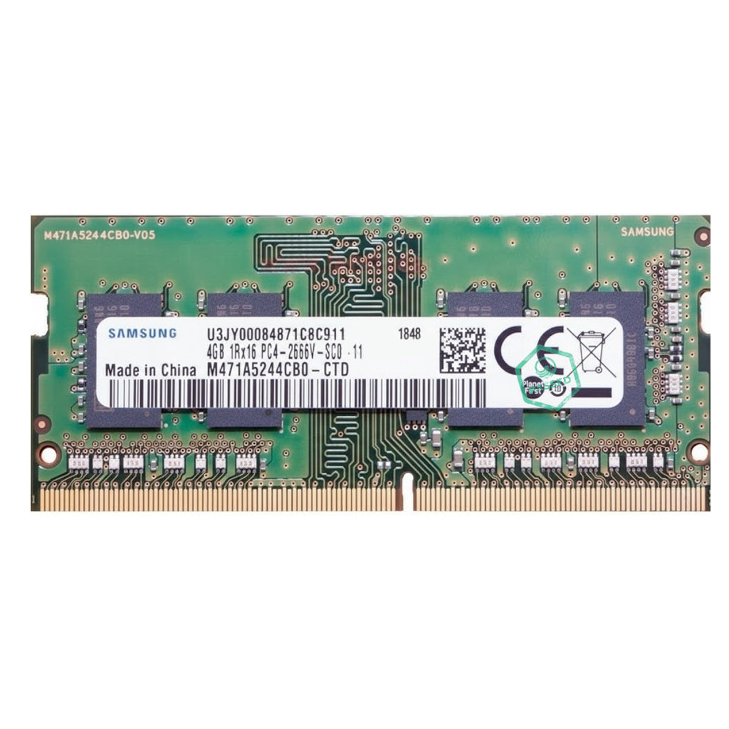 M471A5244CB0-CTD Samsung 4GB PC4-21300 DDR4-2666MHz non-ECC Unbuffered CL19 260-Pin SoDimm 1.2V Single Rank Memory Module