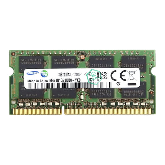 M471B1G73DB0-YK0 Samsung 8GB PC3-12800 DDR3-1600MHz non-ECC Unbuffered CL11 204-Pin SoDimm 1.35V Low Voltage Dual Rank Memory Module