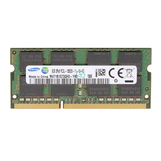 M471B1G73QH0-YK0 Samsung 8GB PC3-12800 DDR3-1600MHz non-ECC Unbuffered CL11 204-Pin SoDimm 1.35v Low Voltage Dual Rank Memory Module