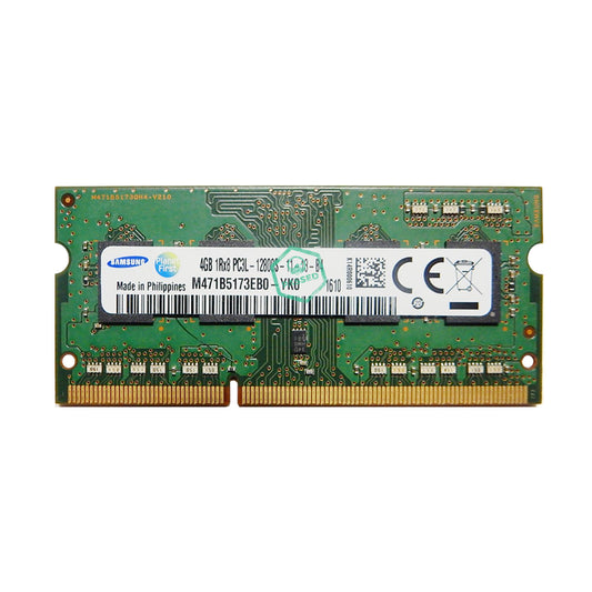M471B5173EB0-YK0 Samsung 4GB PC3-12800 DDR3-1600MHz non-ECC Unbuffered CL11 204-Pin SoDimm 1.35V Low Voltage Single Rank Memory Module