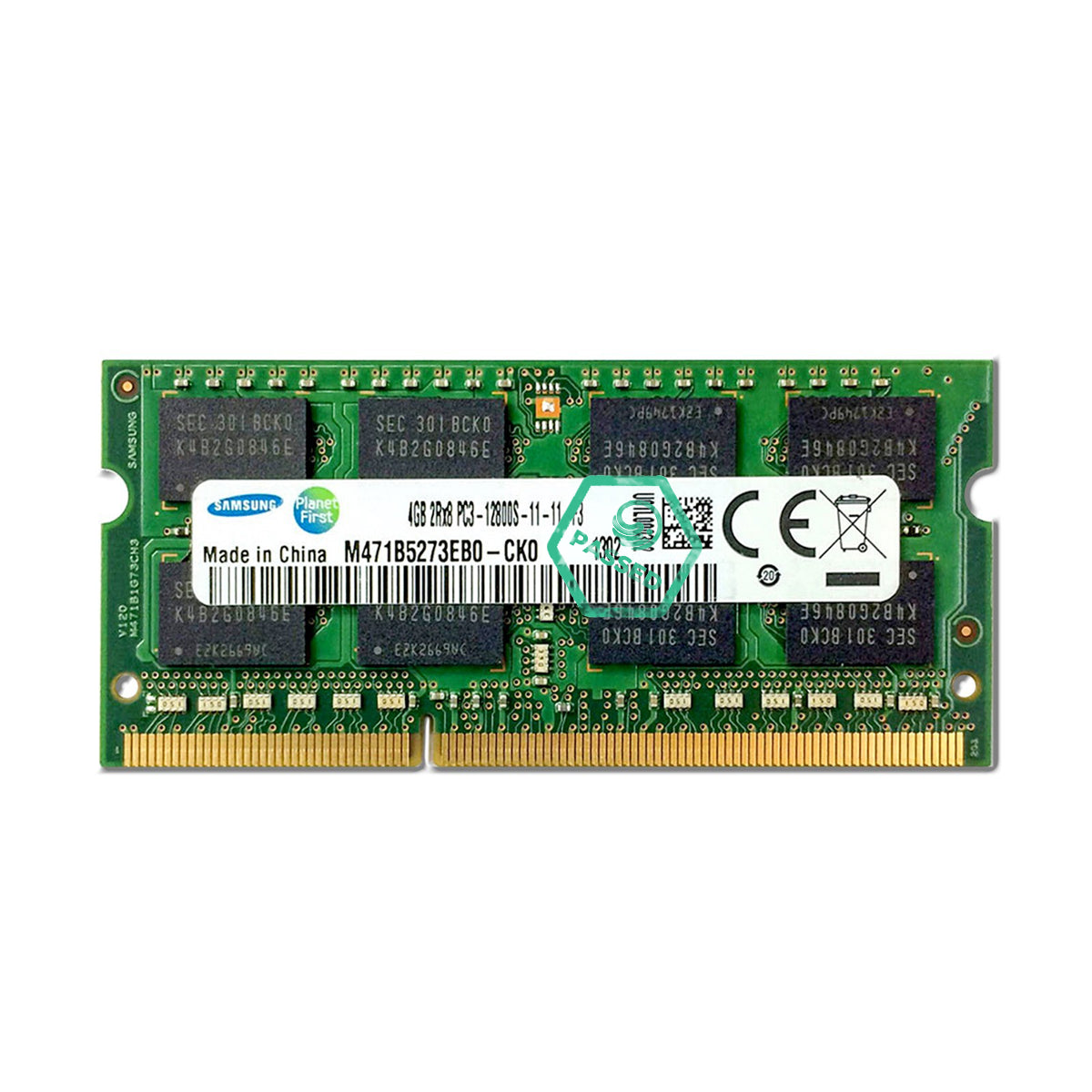 M471B5273EB0-CK0 Samsung 4GB PC3-12800 DDR3-1600MHz non-ECC Unbuffered CL11 204-Pin SoDimm Dual Rank Memory Module