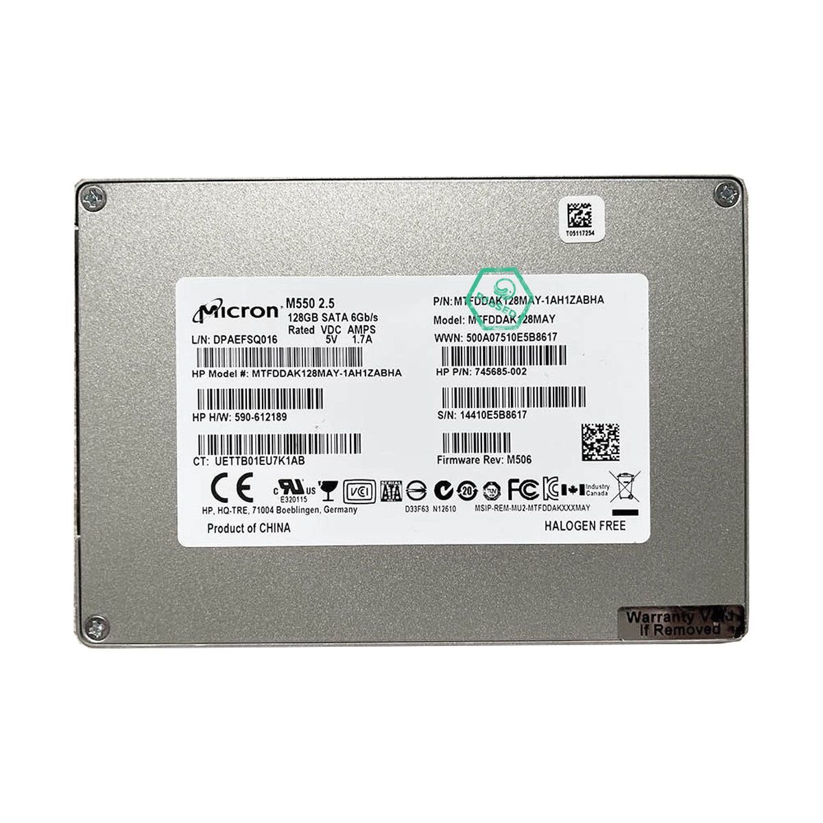 MTFDDAK128MAY Micron M550 128GB MLC SATA 6Gbps 2.5-inch Internal Solid State Drive (SSD)