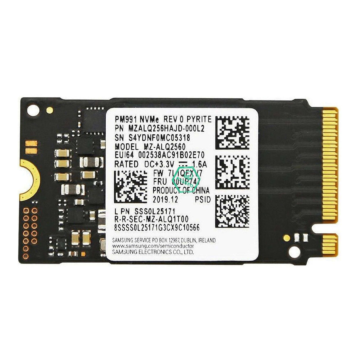 MZALQ256HAJD-000L2 Samsung PM991 256GB PCI Express NVMe 3.0 x4 M.2 2242 Solid State Drive (SSD)