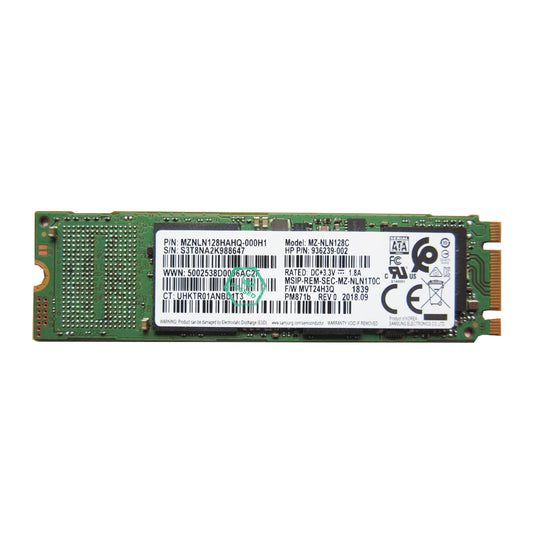 MZNLN128HAHQ-000D1 80% Health Samsung PM871b Series 128GB TLC SATA 6Gbps M.2 2280 Internal Solid State Drive (SSD)