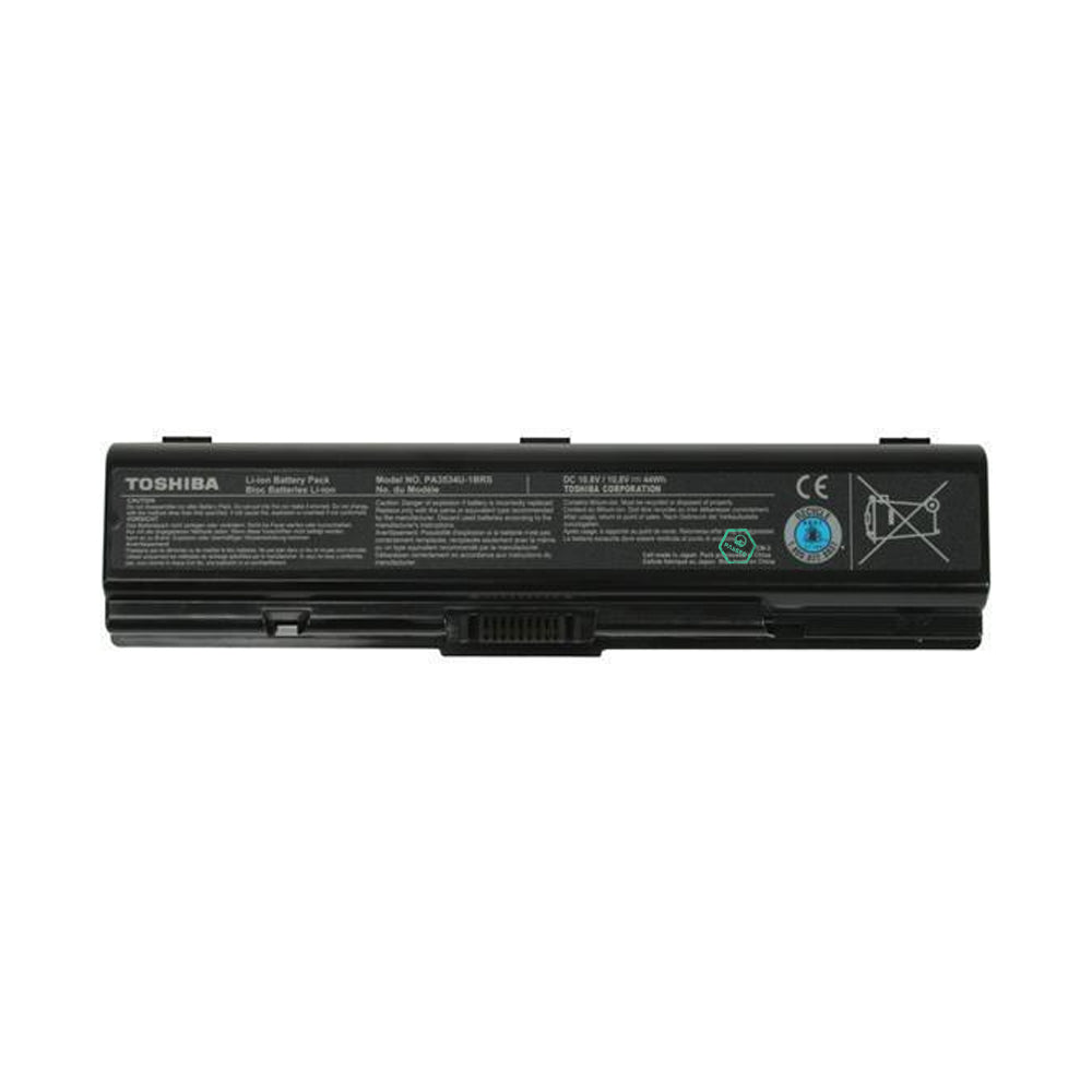 PA3534U-1BRS Toshiba Lithium Ion 6-cell Notebook Battery Lithium Ion (Li-Ion) 10.8V DC (Refurbished)