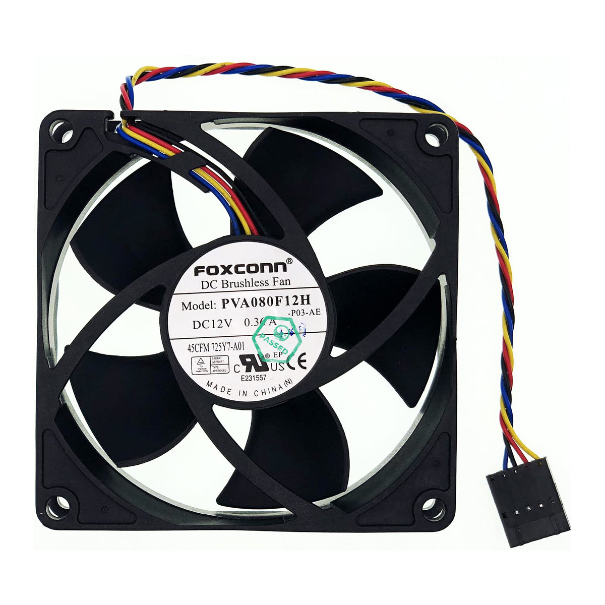 PVA080F12H Foxconn CPU Case Fan for Optiplex 990
