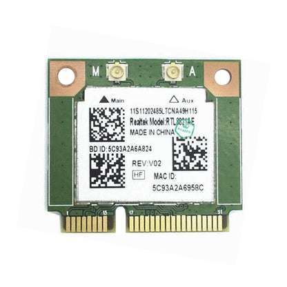 RTL8821AE Realtek IEEE 802.11a/b/c Bluetooth 4.0 Wlan Mini PCI Express Card