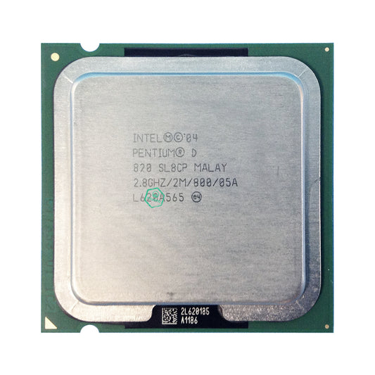 SL8CP Intel Pentium D Dual-Core 820 2.80GHz 800MHz FSB 2MB L2 Cache Socket PLGA775 Processor