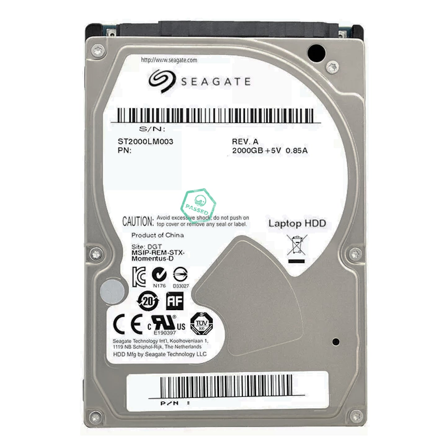 ST2000LM003 Seagate Spinpoint M9T 2TB 5400RPM SATA 6Gbps 32MB Cache 2.5-inch Internal Hard Drive
