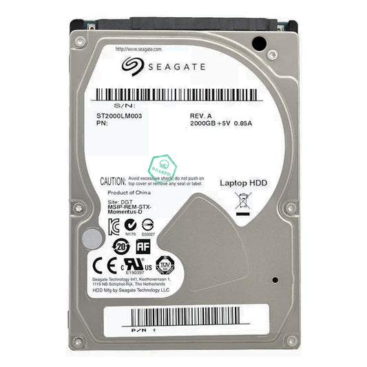 ST2000LM003 Seagate Spinpoint M9T 2TB 5400RPM SATA 6Gbps 32MB Cache 2.5-inch Internal Hard Drive