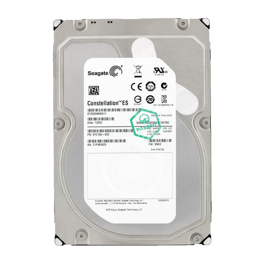 ST2000NM0011 Seagate Constellation ES 2TB 7200RPM SATA 6Gbps 64MB Cache 3.5-inch Internal Hard Drive