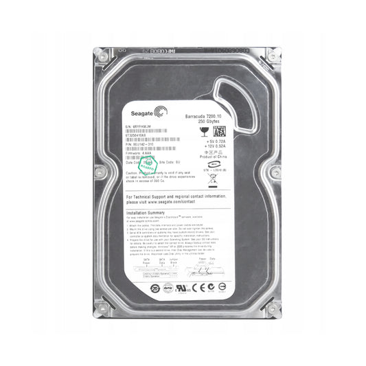 ST3250410AS Seagate Barracuda 7200.10 250GB 7200RPM SATA 3Gbps 16MB Cache 3.5-inch Internal Hard Drive