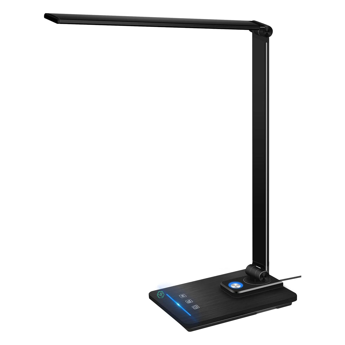 LED Desk Lamp T23 Eye-Friendly Dimmable  Auto Timer for Home Office Black