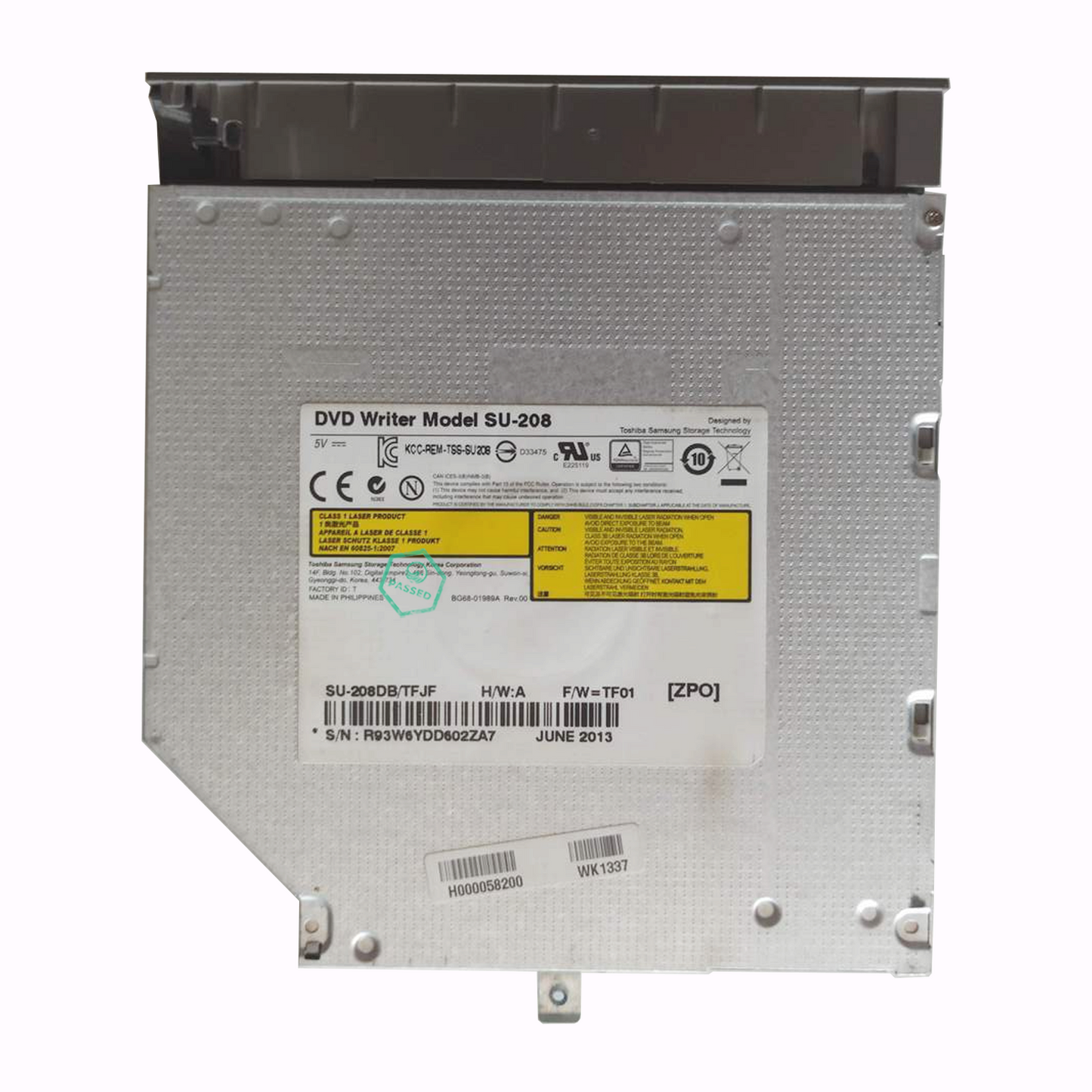 SU-208FB/TFJF Toshiba DVD+/-RW DL Internal SuperMulti DVD-Writer Drive